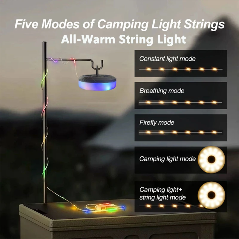 LED Camping Lamp Strip 10M Length Waterproof Outdoor Garden Decoration Lamp for Tent Room camping light,camping lamp,camping lantern