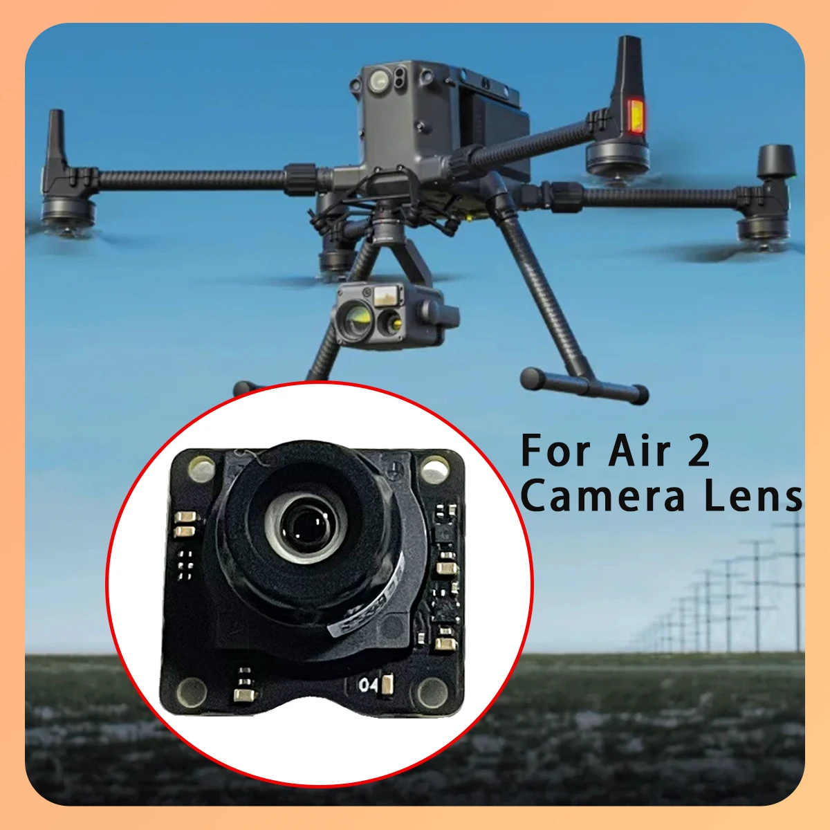 Module objectif caméra Gimabl pour réparation Air 2 - 4 couleurs
