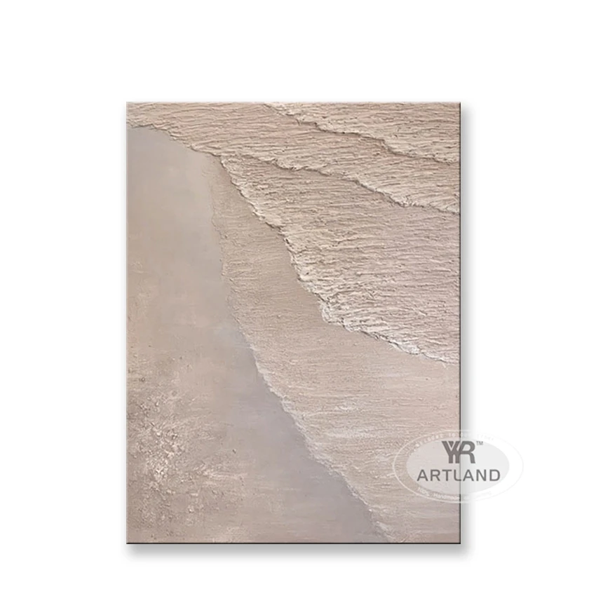 

Abstract Handmade Oil Painting On The Waves And Beaches Home Decoration For Bedroom Dining Room Living room Wall Decoration