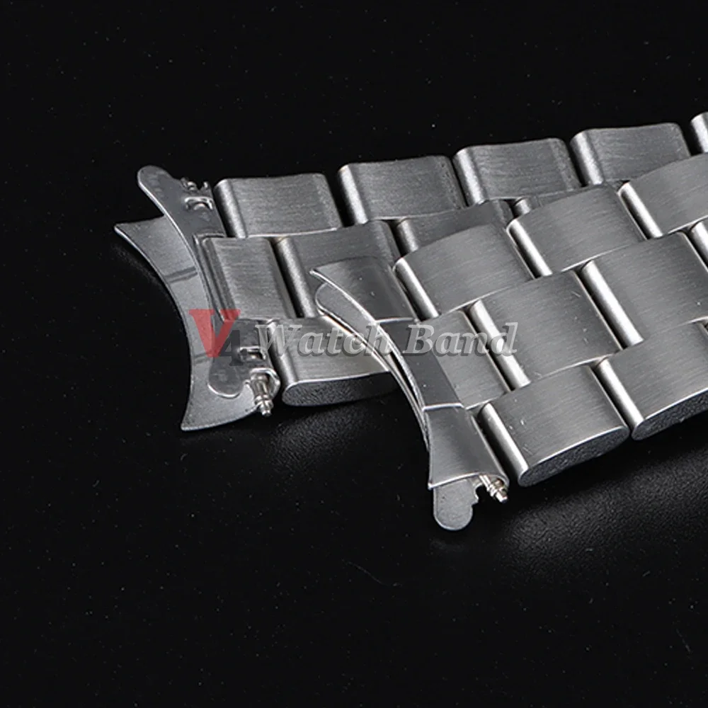 Curved End Stainless Steel Adapter for Watch Strap Connector Accessories