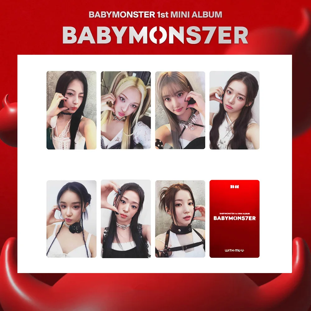 Kpop babyMonster babymons7erアルバムのカードリスト、asahyeon