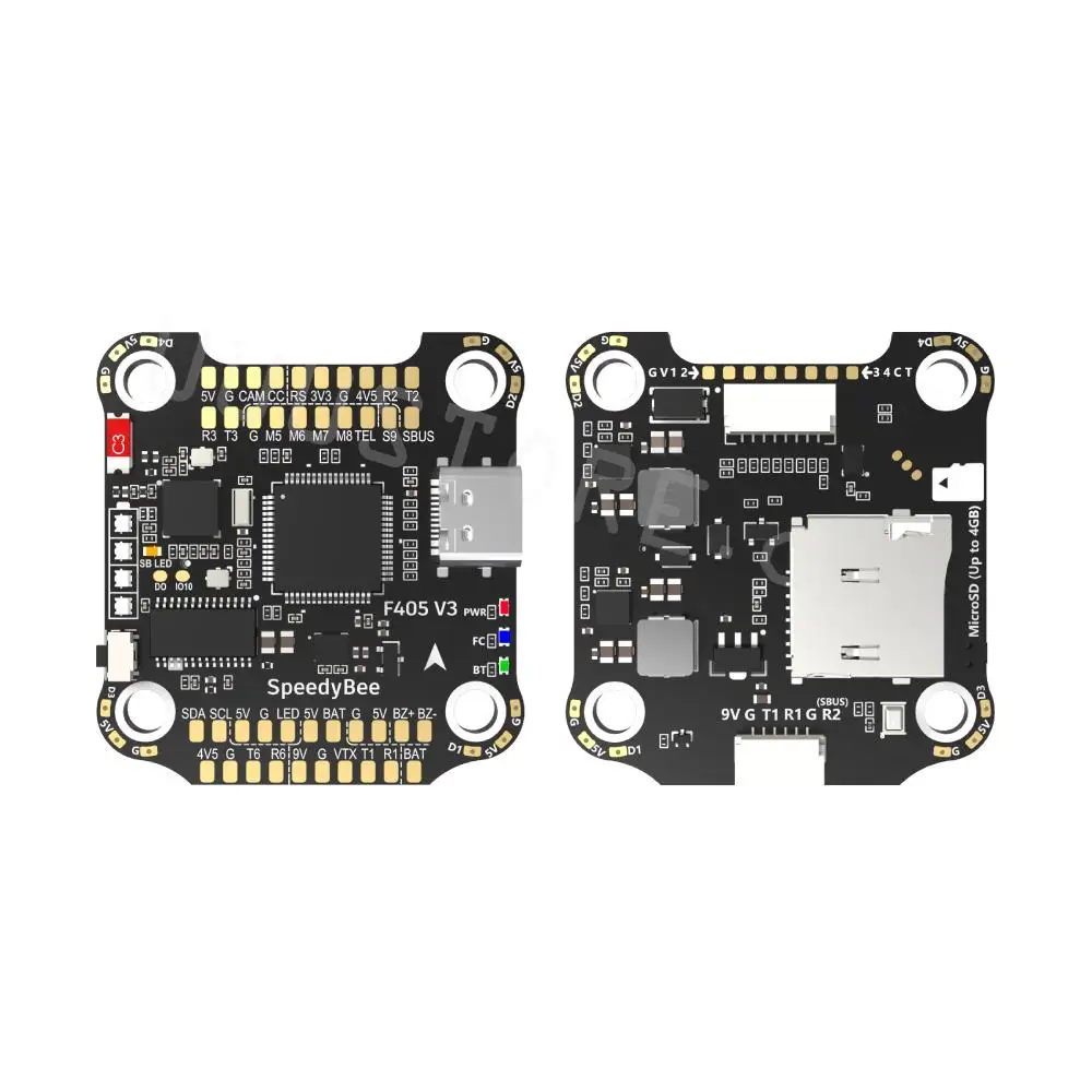 SpeedyBee F405 V3 3 6S 30X30 FC ESC FPV Stack BMI270 F405 Flight Controller BLHELIS 50A 4in1 ESC FPV Freestyle Drone