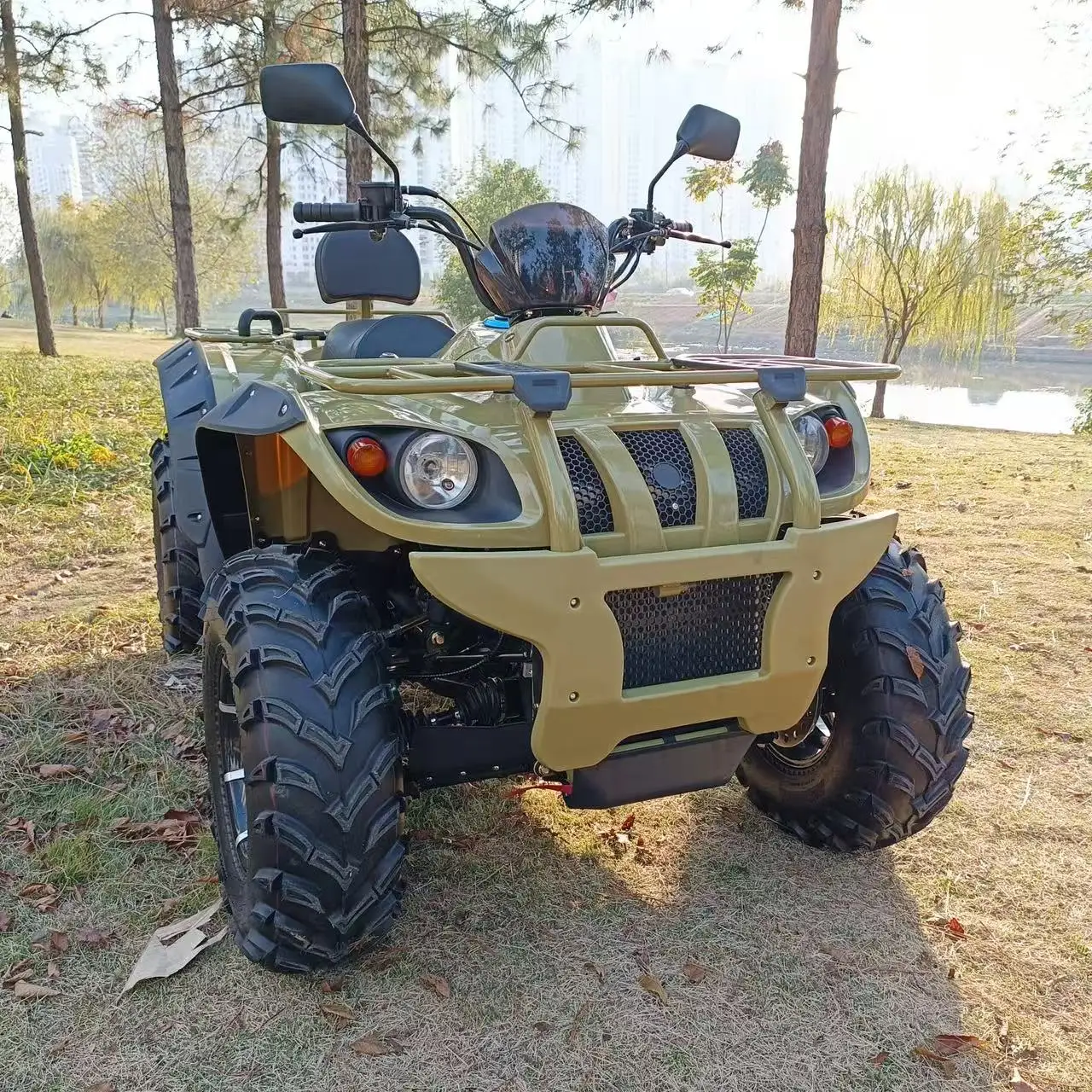 500CC 4x4 ATV, 4-Wheel Drive All-Terrain Vehicle with Automatic Transmission & Liquid-Cooled Engine