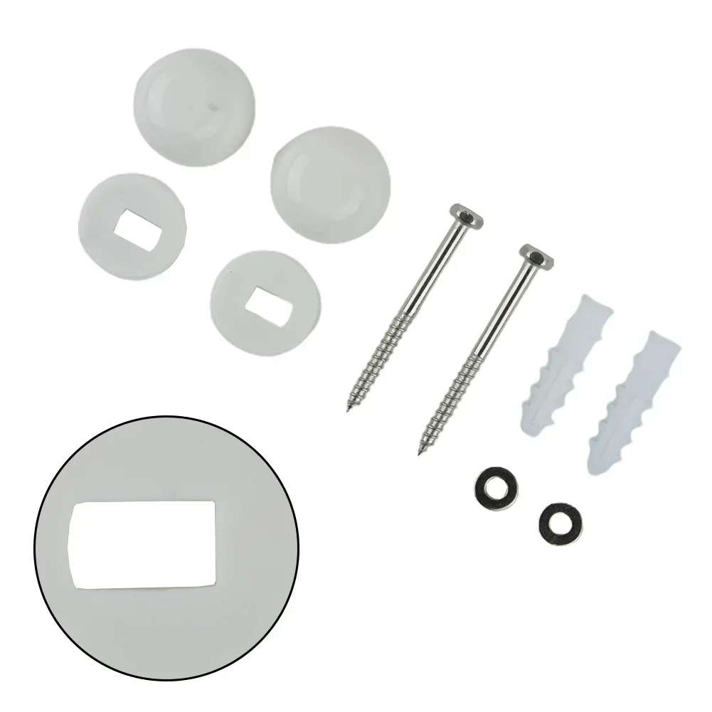 Bidet Anchor Toilet Accessories Pan Fix To Floor Kit Stainless Steel+Plastic Bolts Set Fitting Screws Mounting Screws