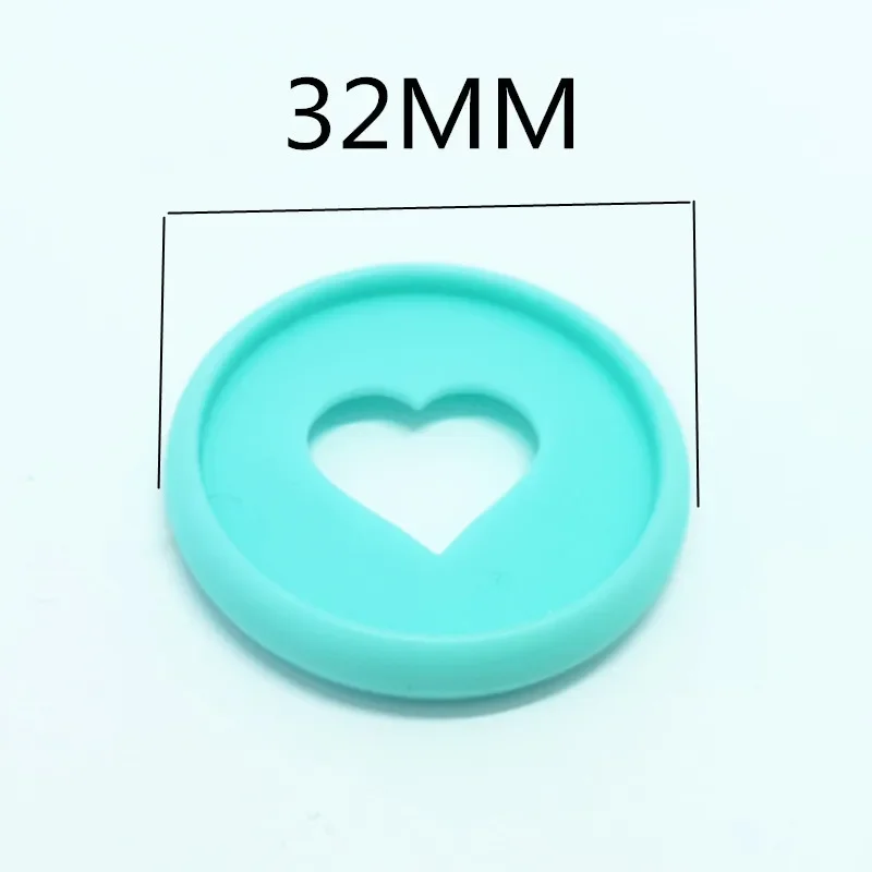 60 pcs32 mm 사랑 플라스틱 바인딩 링 버섯 구멍 느슨한-잎 노트북 바인딩 디스크 느슨한-잎 메모장 바인딩 액세서리