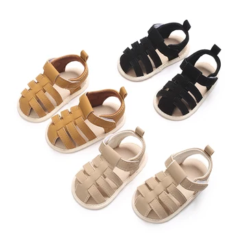 Scarpe da bambino estive 0-18 mesi scarpe da bambino baotou da uomo e da donna, suole in gomma antiscivolo, sandali da bambino traspiranti 1