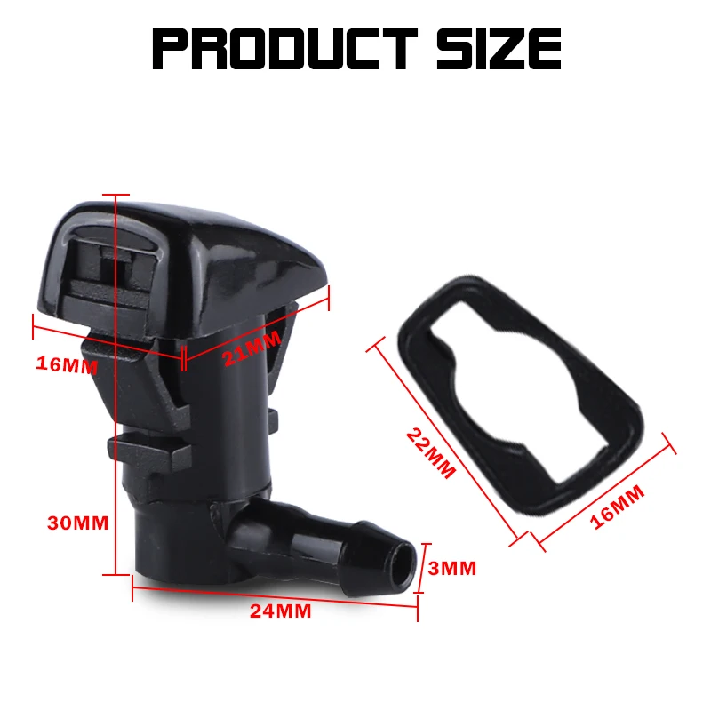 8E5Z17603A Car Front Windshield Washer Wiper Sprayer Nozzle for Ford Fusion Mercury Milan Lincoln MKZ 2008~2012 Car Accessories 4