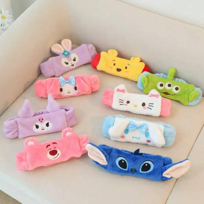 

Kawaii Sanrio My Melody Anime Cinnamoroll Yoga Running Hairband Cute Cartoon Kuromi Mask Makeup Non-Slip Hair Bands Girls Gift