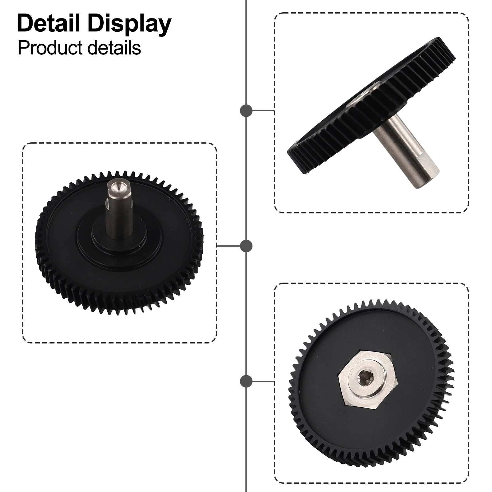 Auto-Reparaturteile Motorgetriebe-Ersatzteil Schiebedachmotorgetriebe E60 Schiebedachteile 54109809776 Nicht verformbares ABS-Material – Detail 9