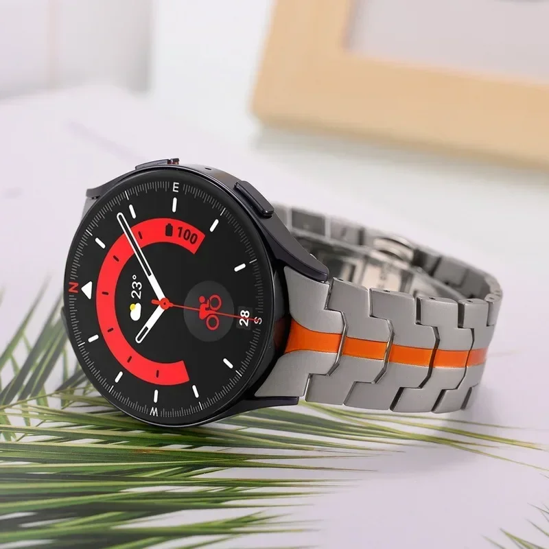 Metal Strap for Samsung Galaxy Watch 4/5/6 44mm 40mm Bracelet 4/6 Classic 46mm 47mm Band Stainless Steel Watch 5 Pro Belt Correa