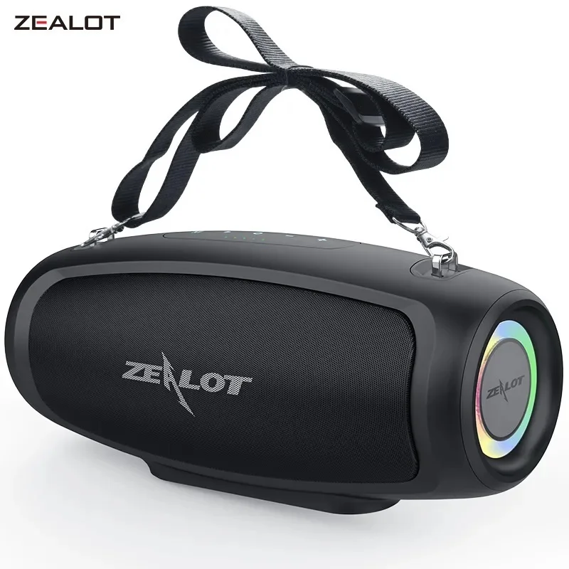 

ZEALOT S37L Bluetooth Speakers 40W Output Power Wireless Sound Box Stereo Subwoofer Outdoor Waterproof Music Player Hifi speaker