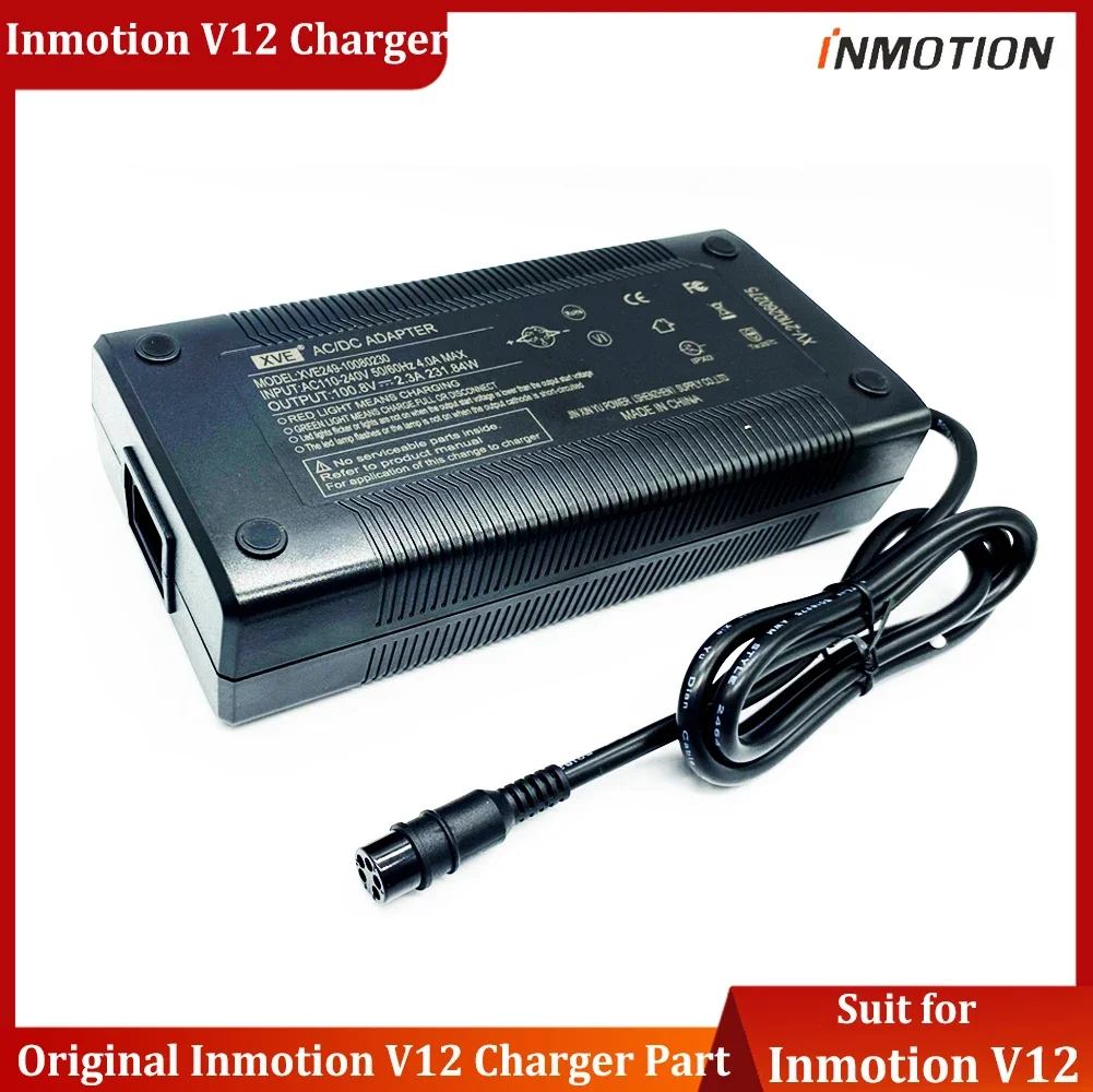 

Original Inmotion V12 Charger Accessories for INMOTION V12 Electric Wheel Official V12 Chager Part INMOTION Spare Part