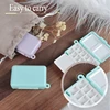 Empty Mini Portable Tri-fold Watercolor Paint Box 12 Grid Travel Palette Artist Beginner Professional Painting Art Supplies 5