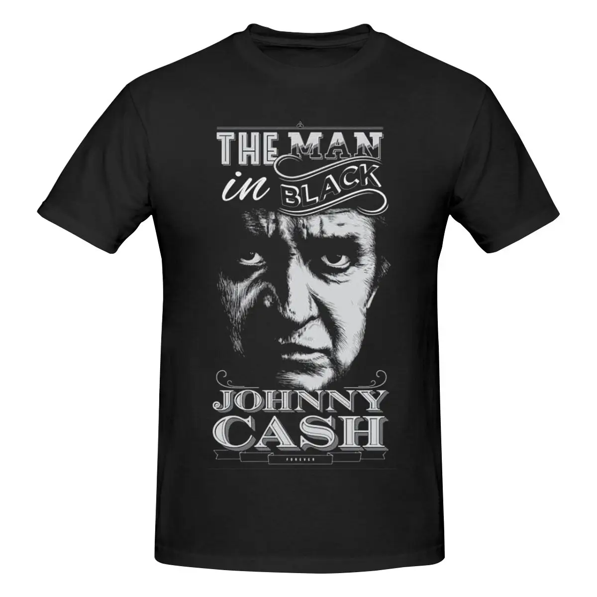 

Johnny Cash Men's Classic Unisex Cotton T-Shirt for Men & Women, Classic Tee