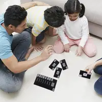 Mahjong Playing Cards Travel-Friendly PVC Mahjong Card Set Interactive Board Games AdultsCards Mahjong Fun For Class Activities 1