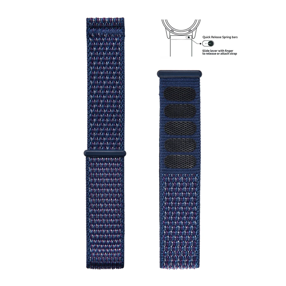 Enhanced Elastic Nylon Watch Band - Adjustable Lightweight & Sweatproof Unisex Strap
