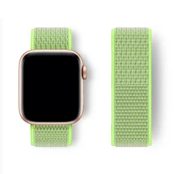 High-Performance Nylon Loop Strap for Smartwatch (Light yellow 14)