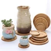Flower Pot Tray 10 Style Bamboo Decorative Tray Wood Flower Pot Tray Creative Gardening Supply Simple Design Holder Home Decor 1