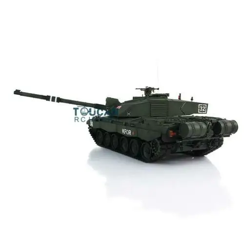 Toys Heng Long 1/16 Dark Green 7.0 Challenger II RC Tank 3908 Radio Control Vehicle Cars Metal Tracks W/ Rubbers for Boy TH17752 4