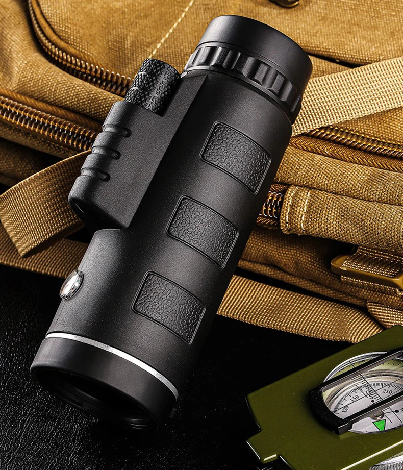 Sc39af490676d46eab19a80b8a34f1eba1 40X60 Telescope Professional Monocular Powerful Binoculars Pocket Telescope with Tripod for Travel Holiday as Gift Teleskop