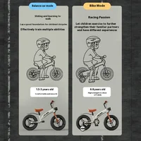 Voiture d'équilibre de vélo pour enfants, scooter deux en un pour bébés garçons et filles de 2 à 8 ans 4