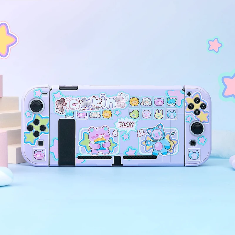 capa dockable design rachado disco escudo para nintendo switch acessórios