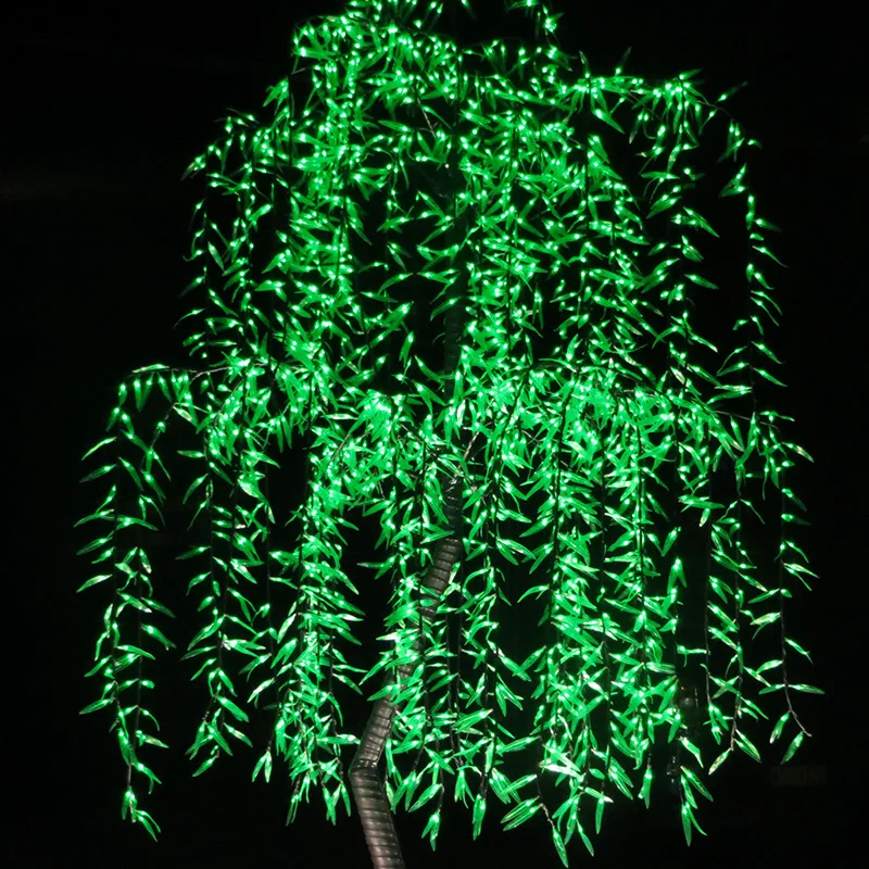 LED 인공 조명 수양 버드나무, 정원 파티 장식, custom.2023, 인기 판매