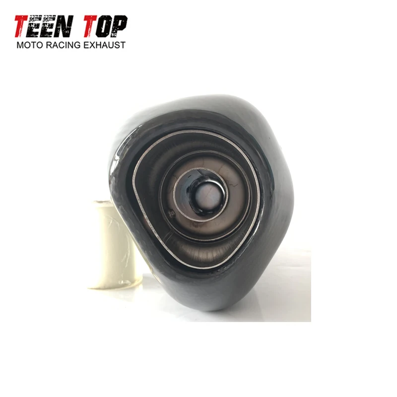 Full Carbon FIber Exhaust With DB Killer 51mm Universal Motorcycle Exhaust TRK502X 502C Tornado 302R GSX-S1000 GSX-S1000F SV650 - Image 3