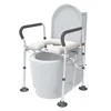 Toilet Booster Elderly Non Perforated Toilet Seat Assist Disability Help, Toilet Armrest Railing Frame Disabled Transfer Chairs 5