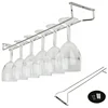 New Red Wine Glass Goblets Hanger Rack Upside Down Stemware Home Bar Pub Holder Stainless Steel Shelf Organizer 1