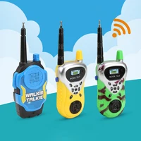 2Pcs/Set Walkie Talkies 50M Mini 2Ch Radio Phone for Kids Portable Handheld Children Outdoor Electronic Interphone Toys 2