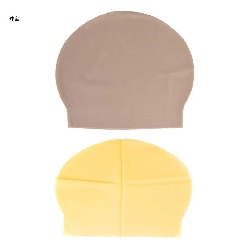 

X5QE Bald Caps Makeup Bald Head Caps Halloween Christmas Party Props Women Men