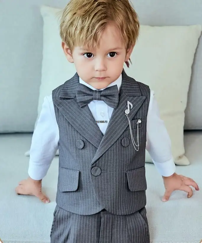 

Boys Summer Luxurious Photograph Suit Children's Day Performance Tuxedo Costume Kids Birthday Dress Baby Formal Wedding Suit