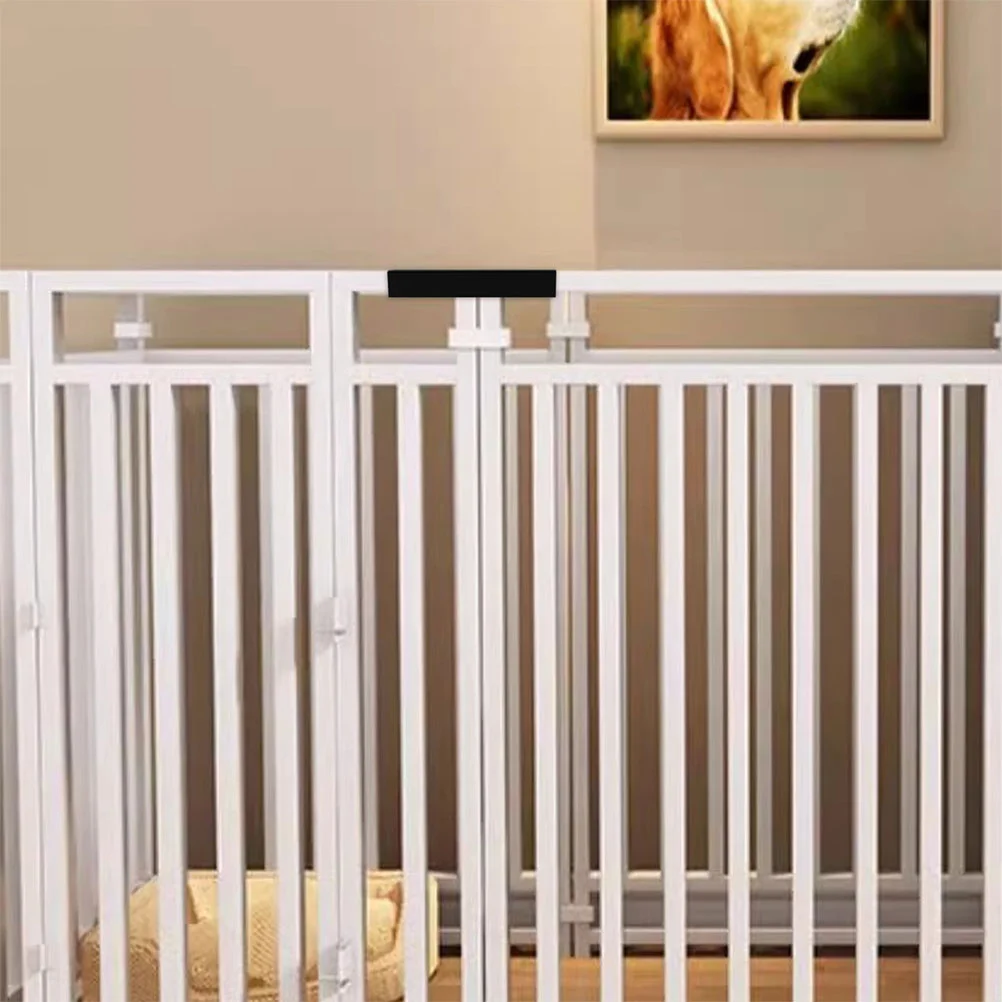 8 Pcs Dog Fence Child Gates Grooves Door Reinforcement Freestanding Fittings Pet