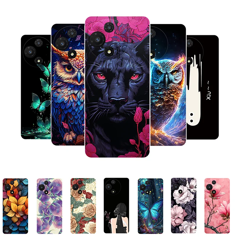 Animal Pattern Soft TPU Back Cover - Protective Phone Shells