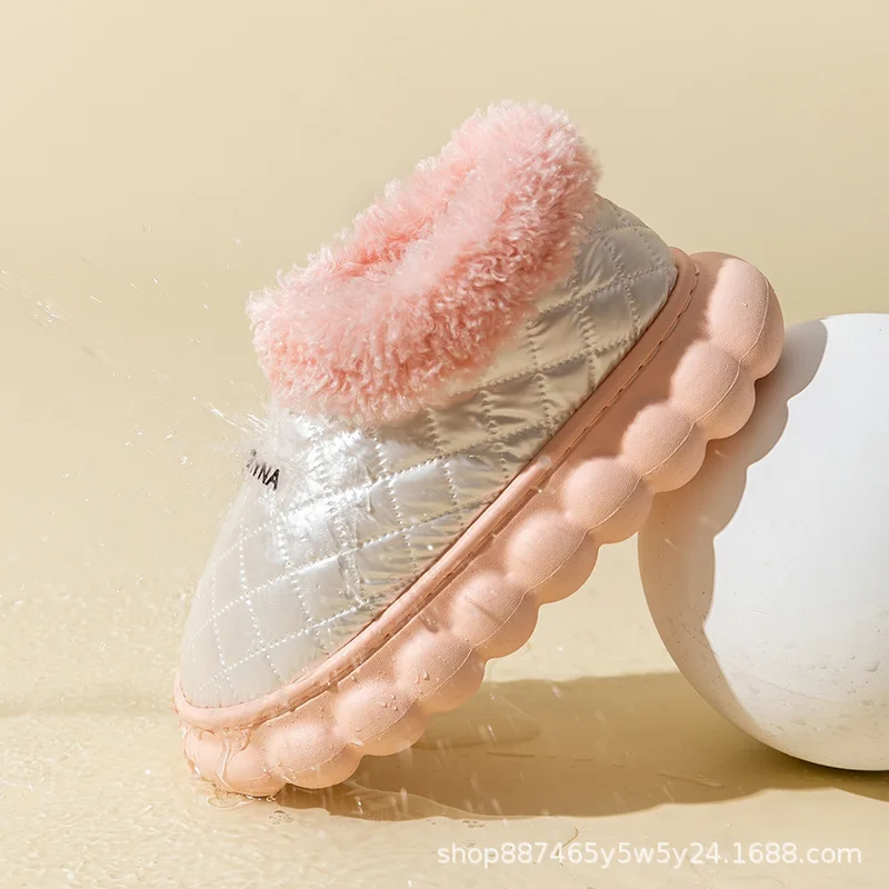 

Cotton Slippers Women's Winter Waterproof Couple's Household