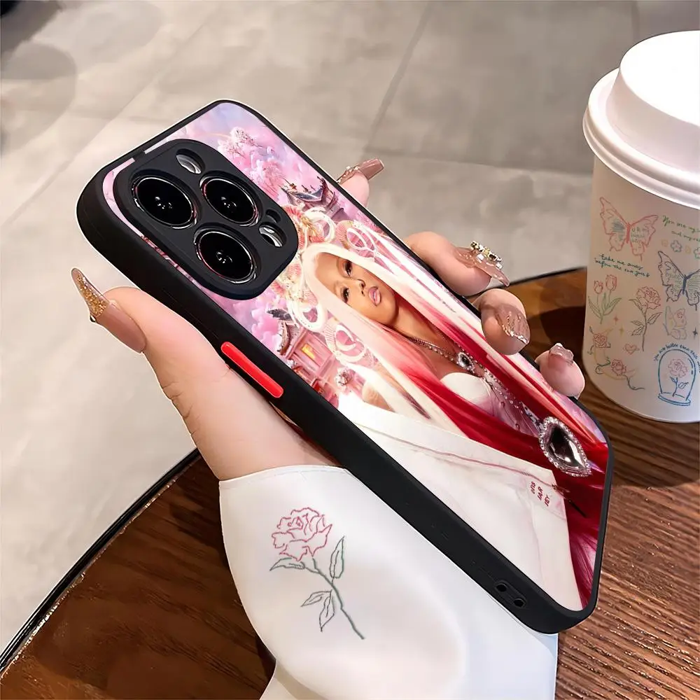 Nicki Minaj Pink Friday 2 Phone Case For Iphone 13 15Promax 14 11 12 Pro Max Mini 8 7 Plus Se2020 Xs Max X Xr Matte Black Cover