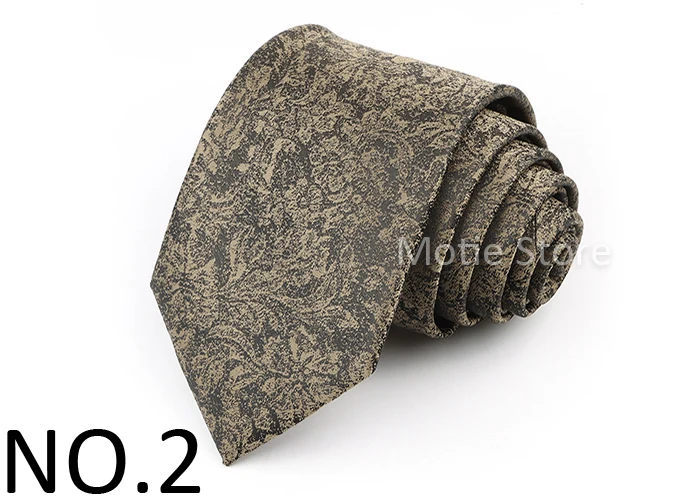 Hochwertige Blumen-und Fischmuster-Krawatten für Mann Luxus Paisley Büro Business Krawatten Anzug Krawatte Business Krawatte Männer Geschenke – Detail 3