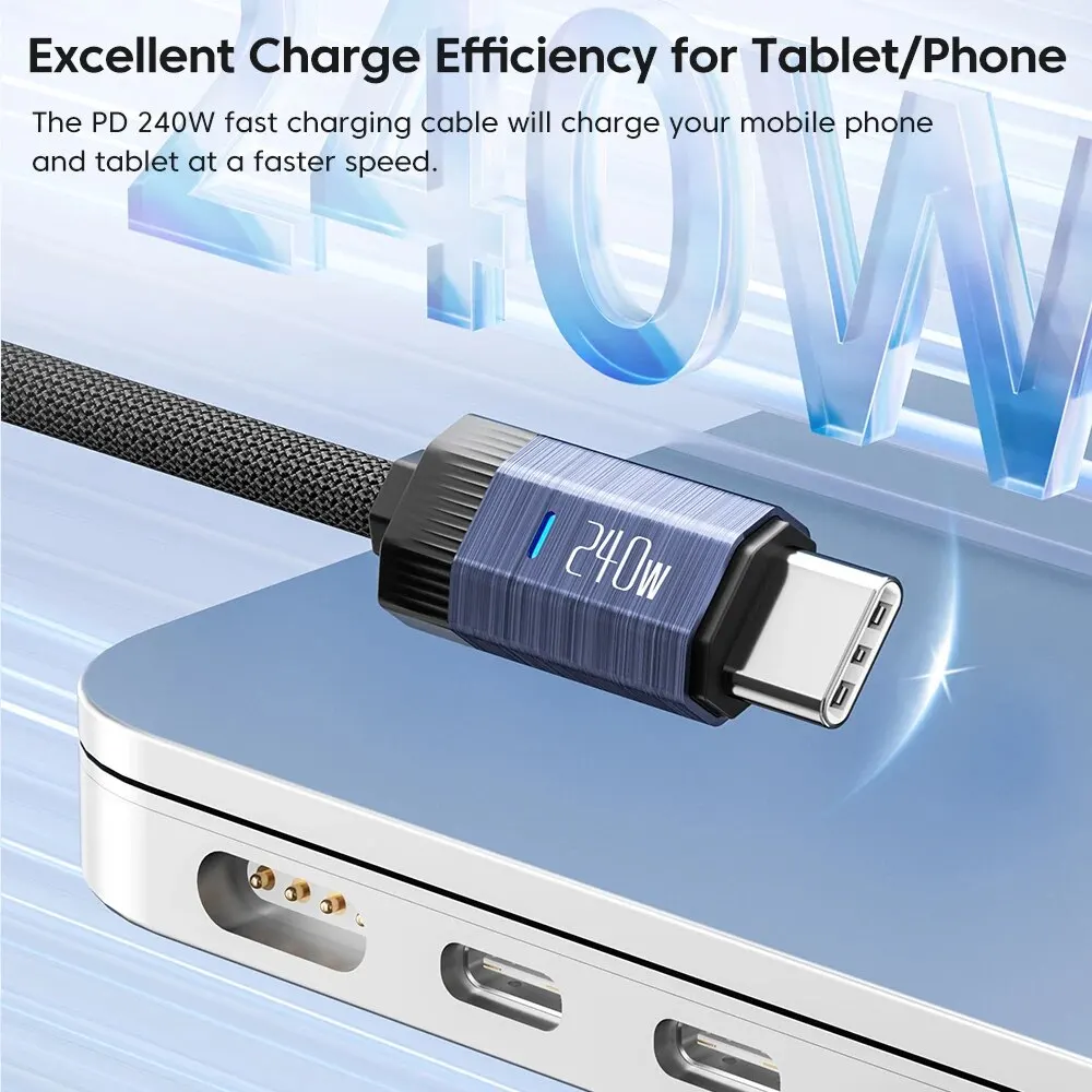 Toocki 240W USB C to USB Type C Cable 48V 5A PD3.1 Super Fast Charging for iPhone 15 ProMax Samsung S23 MacBook Hauwei Xiaomi Best Sellers In Phones Accessories Toocki 240W USB C to USB Type C Cable 48V 5A PD3.1 Super Fast Charging for iPhone 15 ProMax Samsung S23 MacBook Hauwei Xiaomi Best Sellers In Phones Accessories