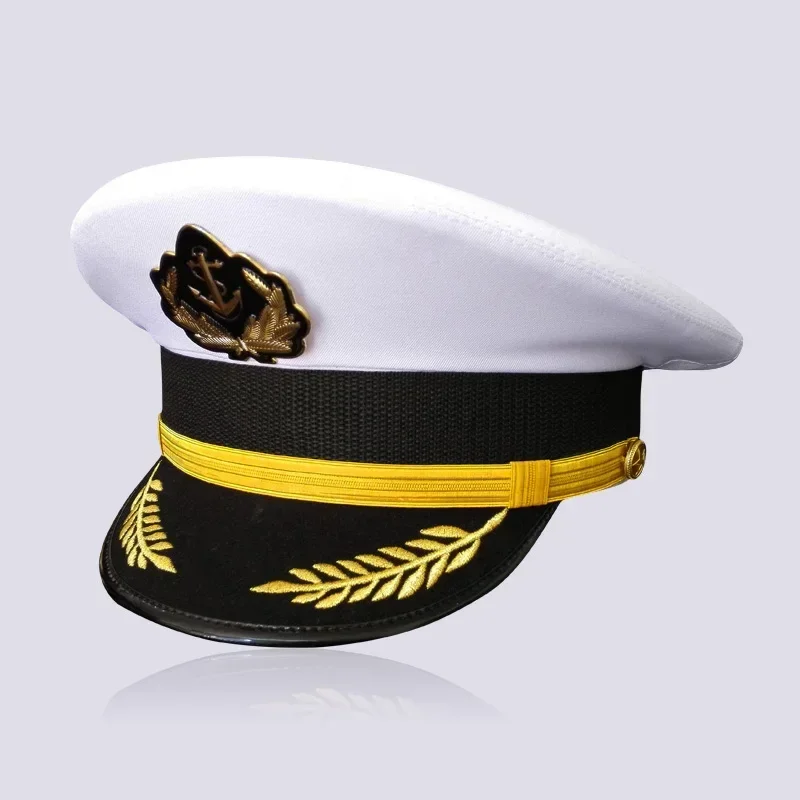 US Naval Cap Cadet Hat Marines Militar Accessories Captain Hat