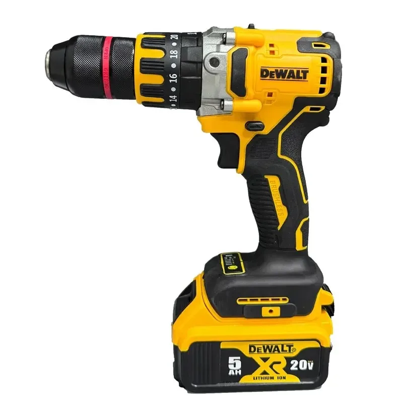 DEWALT 컴팩트 무선 드릴 드라이버, 브러시리스 모터, 전기 드릴 스크루드라이버, 가정용 충전식 전동 공구, DCD791, 18V