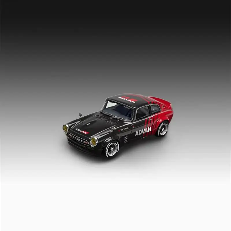 

Mortal 1:64 S800 Coupe Outlaw Advan Black Red Diecast Model Car