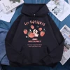 Pink Rabbit'S Les Desserts Print Sweatshirts Women'S Fashion Sportwear Unisex Stylish Sweatshirt Streetwear Everyday Top 1