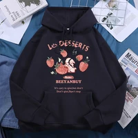Pink Rabbit'S Les Desserts Print Sweatshirts Women'S Fashion Sportwear Unisex Stylish Sweatshirt Streetwear Everyday Top 1