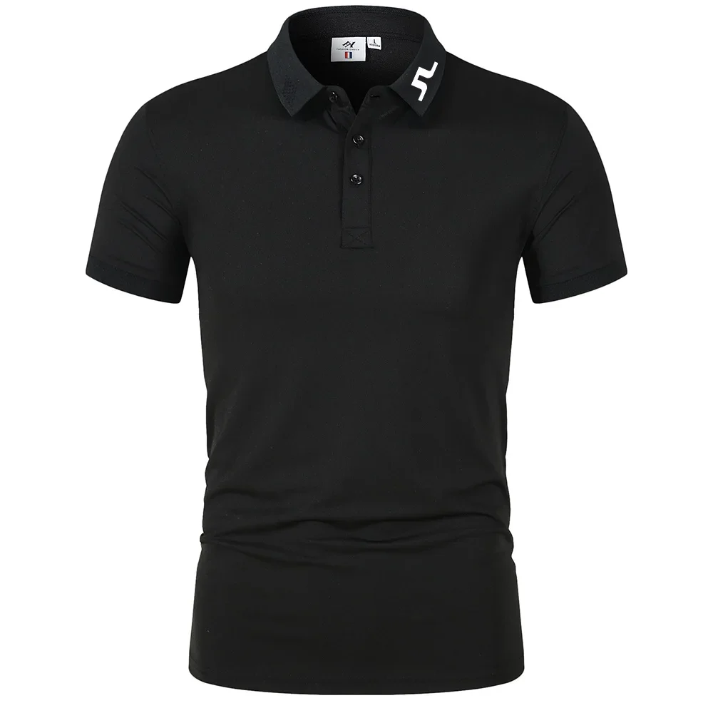 

2024 New Golf Wear Brand Men's Golf Tops Polo Shirt Spring And Summerluxury Men Turndown Collar Short Sleeve Tee