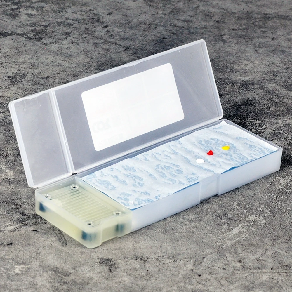 Nasspalette für Acrylmalerei, Modellfärbung, nasses Tablett, Farbzubehör, Farbhalter hält nass für Miniaturen, Farbmodellierung – Detail 7