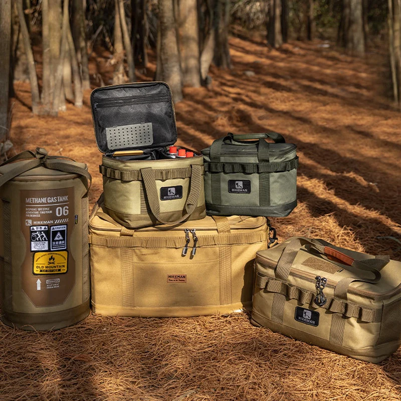 Camping Storage Bag, Outdoor Miscellaneous Bag, Gas Tank Anti-Collision Portable Multifunctional Picnic Bag