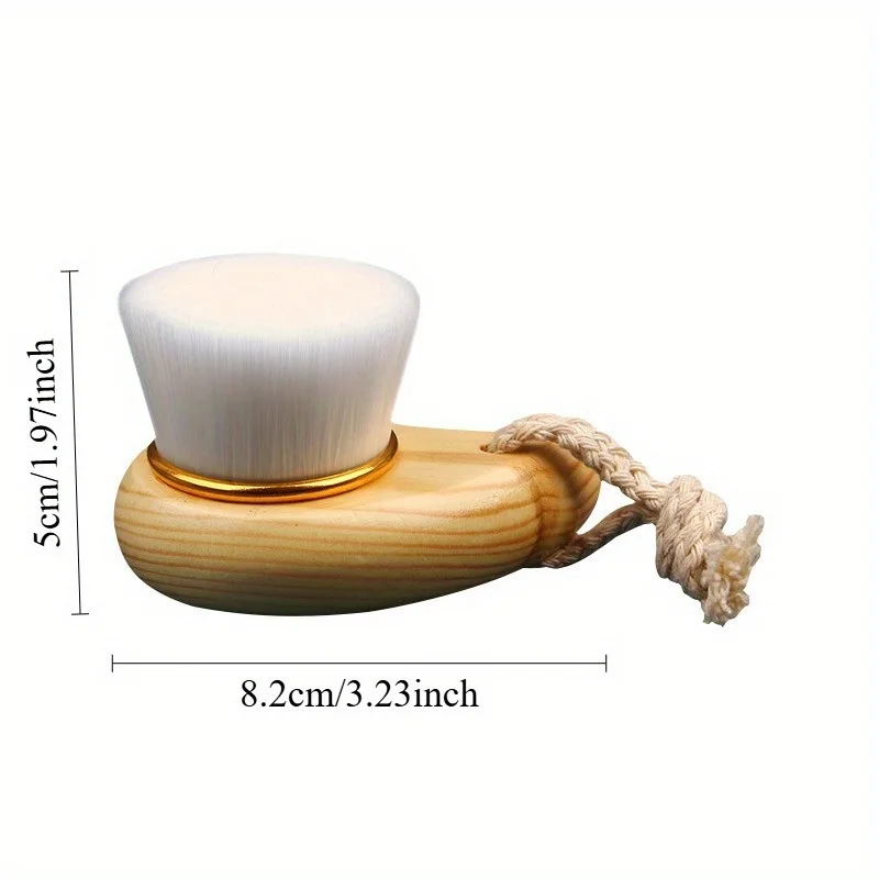 Silicone Soft Bristle Facial Cleansing Brush for Deep Pore Purification