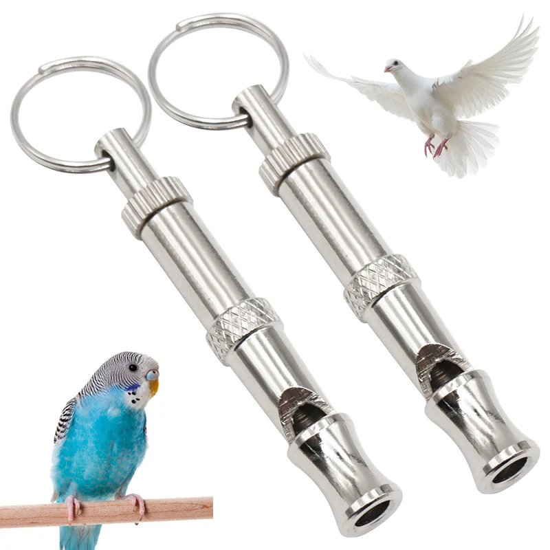 Pack De 5 Silbatos Ultrasónicos De Acero Inoxidable Para Entrenamiento De Palomas, Perros Y Aves
