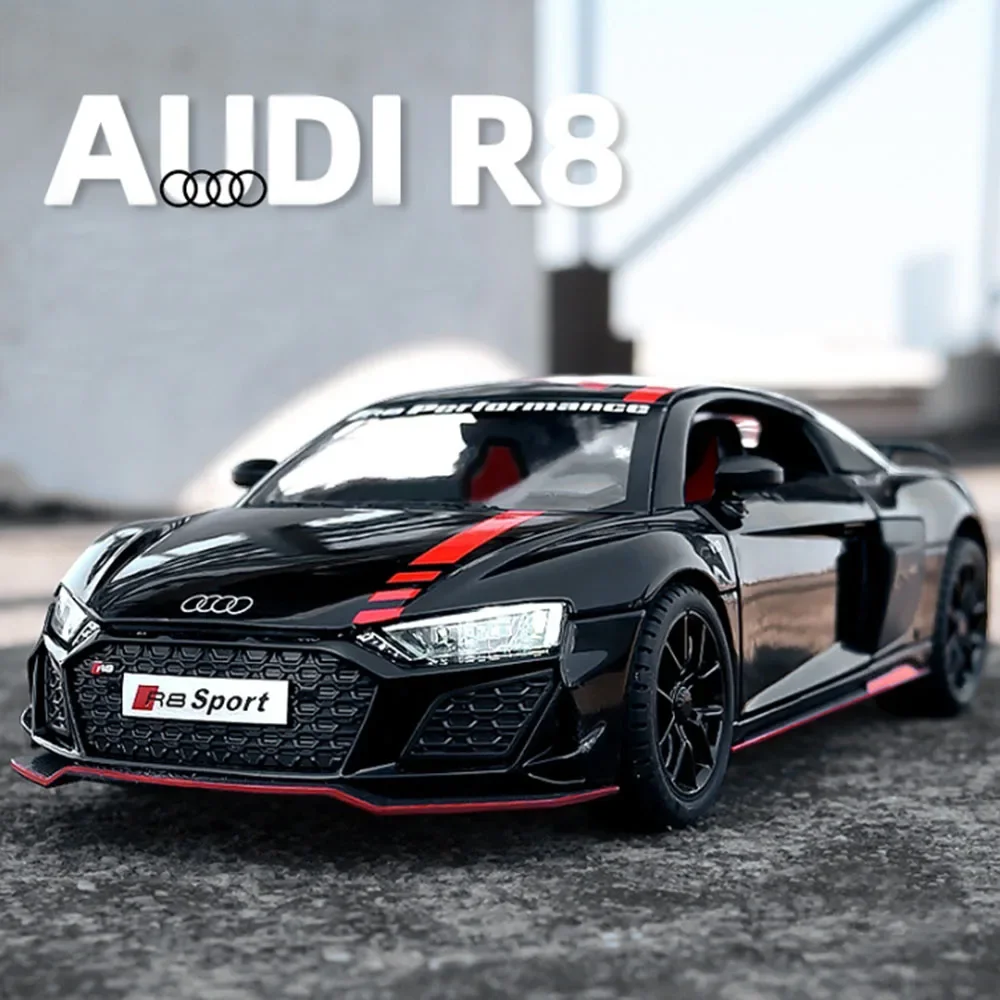 Audi R8 Red and Black 1:24 Diecast Model Car Review: A Detailed Look at ...